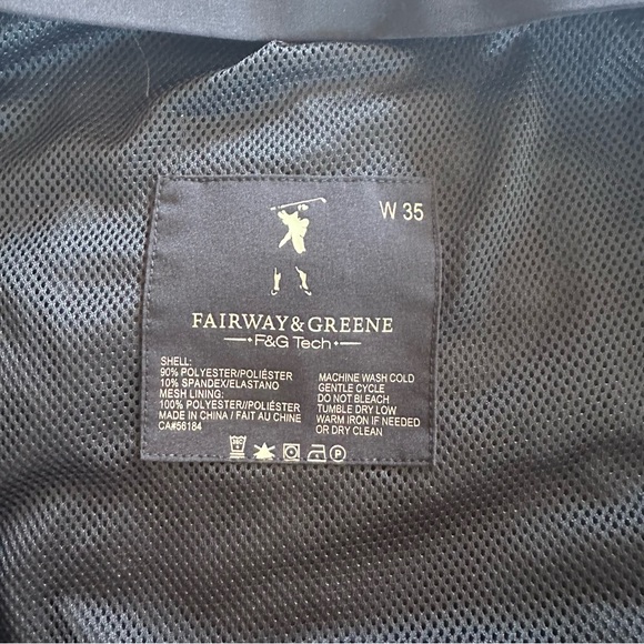 2 - Fairway & Greene Black and Tan Men's Shorts - Picture 3 of 14